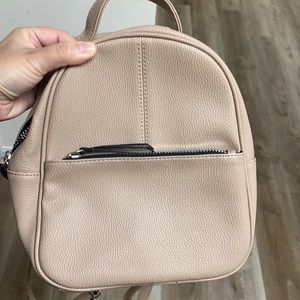 New primark mini leather backpack
